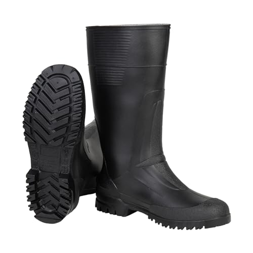 Cofan Bota de Agua | Alta | Fabricada PVC | Color Negro | Recubrimiento Interior de Punto