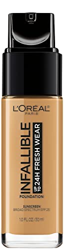 L’oréal Paris Cosmetics Infallible 24 Hour Fresh Wear Foundation, Lightweight, Toasted Almond, 1 Oz. #TOP1