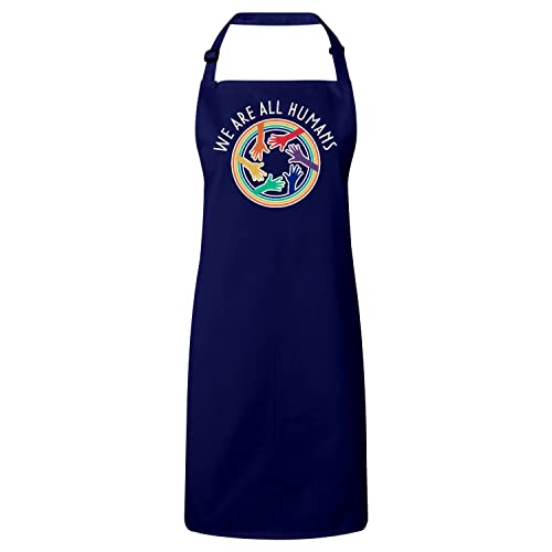 Tablier cuisine LGBTQ+ premium navy cadeau idéal égalité