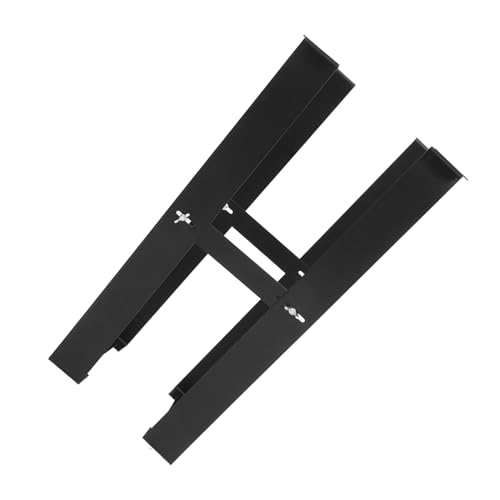 Soporte para CPU Holibanna bajo escritorio, acero al carbono, montura ajustable para carcasa de computadora, diseño ahorrador de espacio para oficina en casa, construcción duradera y resistente miniatura 1