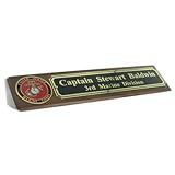United States Marine Corp Desk Block Nameplate