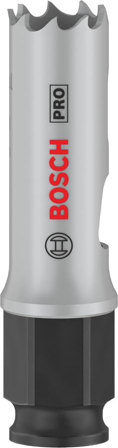 Bosch 1x PRO Multi Material Power Change Plus Hole Saw (for Softwood, Drywall, Ø 17 mm, Professional Accessory Rotary Drill/Drivers)