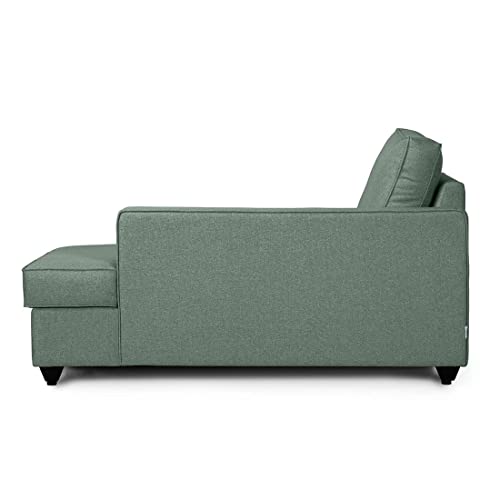 Image of Wakefit Sofa Set | 3 Year Warranty | Sofa 3 Seater, 3 Seater Sofa for Living Room, Wooden Sofa Set, 3 Seater + Left Aligned, Sofa for Living Room - Napper(Omega : Green)