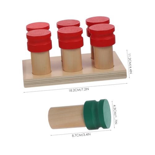 Jouet Parfumé pour Bébé Montessori POPETPOP en Bois Boîte Sensorielle Éveil - 2