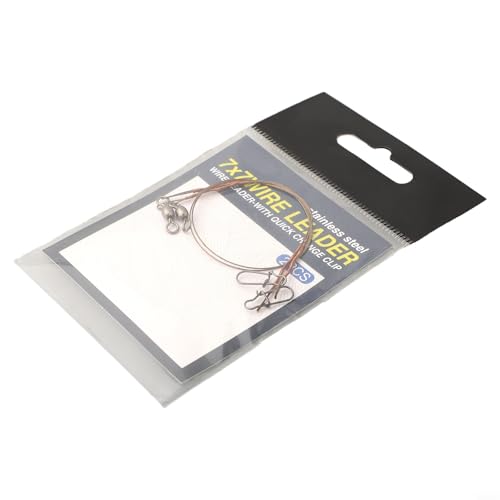 Fishing Leaders con Mosquetones y Giratorios, 2 piezas de Alambre de Acero miniatura 4