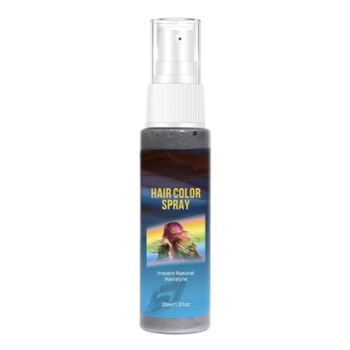 Eastuy Coloración para el Cabello,30ml Cobertura De Raíces No Pegajosa | Tinte Temporal De Secado Rápido No Dañino Tamaño De Viaje - para Mujeres Hombres Halloween Fiesta Maquillaje Boda Diario