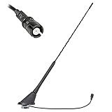 tomzz Audio 1000-004 KFZ Antenne Dachantenne 16V Verstärker Raku 2 II kompatibel mit Audi Opel Seat Skoda VW Anti Noise Stab 40cm 60 Grad