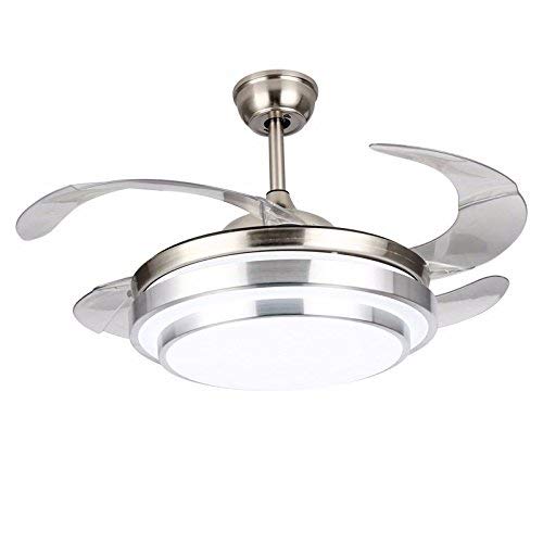 Ventilateur de plafond moderne 42 pouces avec variateur LED 36W et design épuré
