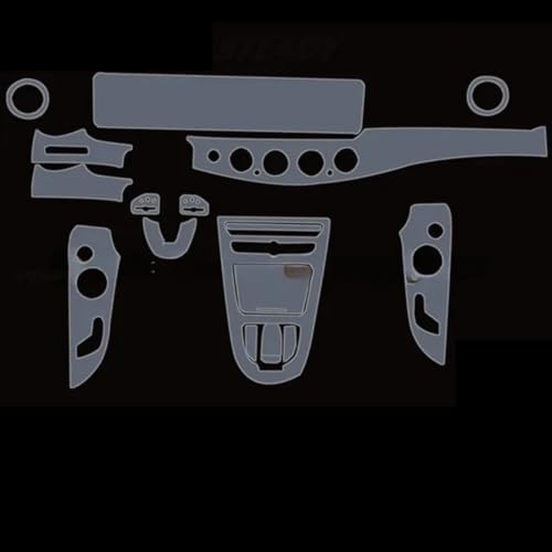 Film protection TPU Mercedes W213 console contre rayures et traces de doigts LHD