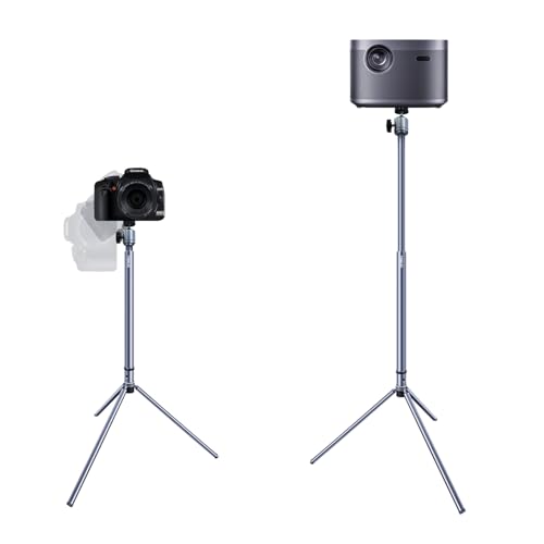 Tonalee Projector Stand Tripod with 1/4 Inch Screw Adjustable Mount