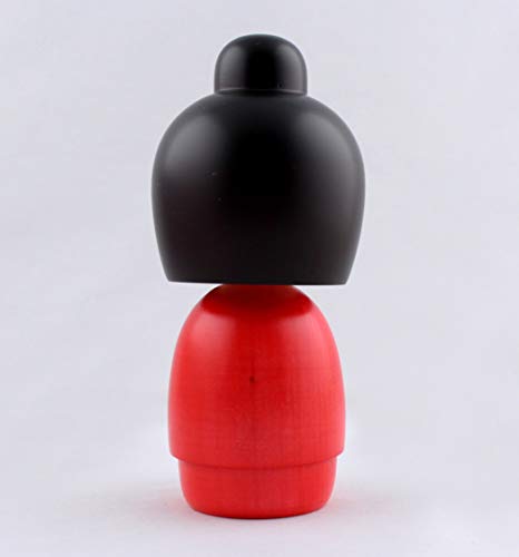 Muñeca Kokeshi Kyoohoo Japanese Hohoemi 15.4 cm miniatura 4