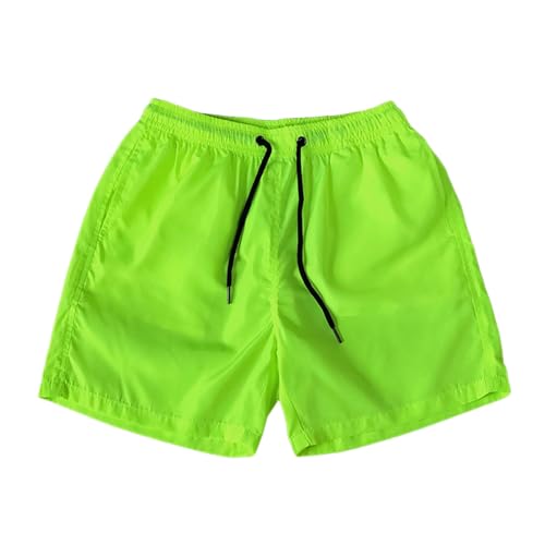 Generisch Pantalones cortos deportivos de verano para hombre, pantalones cortos deportivos para hombre, de secado rápido, delgados, verde, 5XL