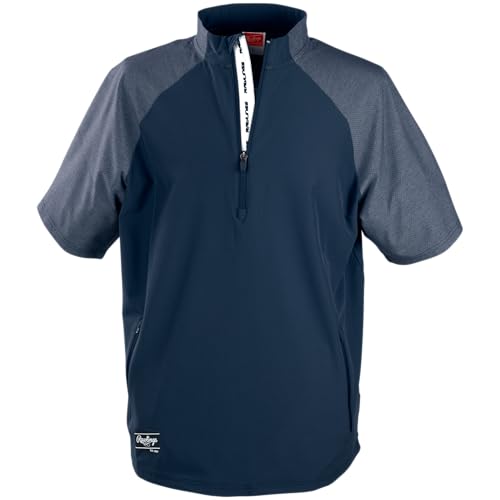 Rawlings Mens COLORSYNC Short Sleeve Cage Jacket | Adult Sizes | Multiple Colors2