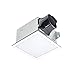 Delta Electronics ITG100ELED BreezIntegrity 100 CFM Bathroom Exhaust Fan Edge Lit Dimmable LED Light, White (2 Pack)