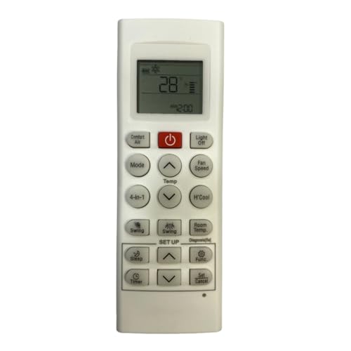 Image of Upix AC Remote No. 36K (No Backlight), Compatible /Replacement for LG AC Remote Control (Exactly Same Remote Will Only Work)