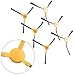 TONIXY Cepillos laterales para Netbot S15 Robot Aspirador Side Cepillos Set Accesorios de repuesto compatibles para IKOHS Imagen de TONIXY Cepillos laterales para Netbot S15 Robot Aspirador Side Cepillos Set Accesorios de repuesto compatibles para IKOHS