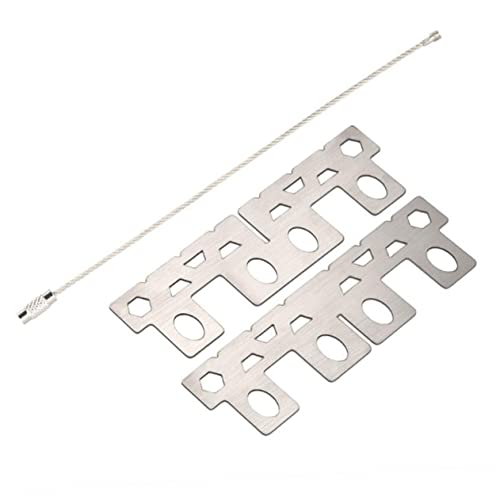 TOGEVAL Soporte Cruzado para Estufa de Alcohol Inoxidable Resistente y Accesorio Portátil para Camping Senderismo y Picnic