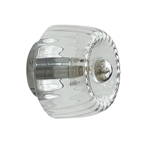 Lámpara decorativa de vidrio premium compatible con E14 para salón exclusivo