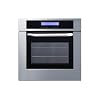 Summit 24 Wide Electric Wall Oven, Brushed Stainless Steel, ADA Compliant, 208-240V- SEW24SSX
