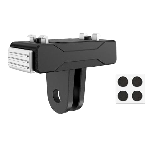 DGSHUIJIE マグネット式クイックリリースマウント Insta360 X5/Ace Pro 2/Ace Pro/Ace 対応 強力磁力 ワンタッチ着脱 衝撃吸収パッド付き 多用途マウントアクセサリー (1個セット)