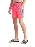 Superdry Herren State Volley Swim Shorts, Orange (Cuba Coral 0UZ), Small