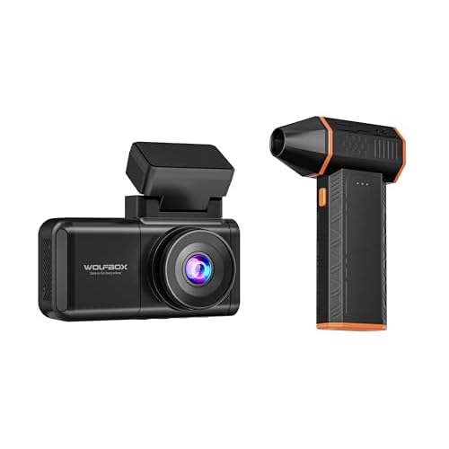 WOLFBOX MF50 Compressed Air Duster & X3 PRO Dash Cam