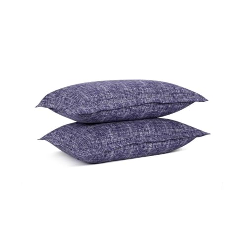 Image of Wakefit 100% Cotton Pillow Cover Set of 2 | 200 TC Soft & Breathable Pillow Cases | Standard Size 18 x 27 Inch | Skin Friendly, Durable & Gentle Machine Washable | Mambo