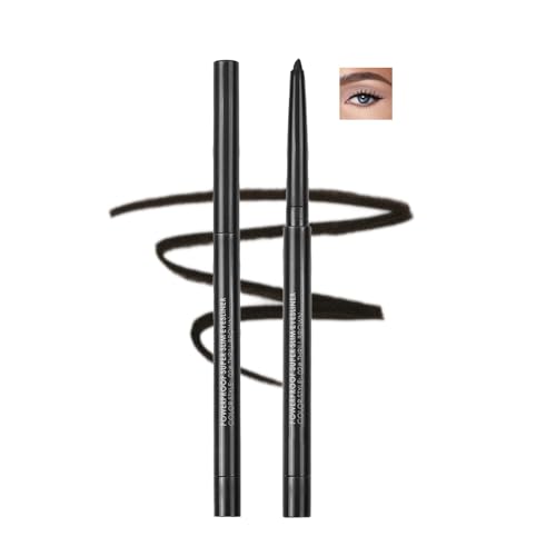 Waterproof Gel Eyeliner Pencil – Classic Black, Long-Lasting, Smudge-Proof, Soft & Creamy Formula, Ultra-Fine Tip for Precise or Bold Lines, Smooth Application, All-Day Wear