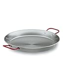 Para 10 personas LA IDEAL - Paellera valenciana para 10 personas, 42 cm, Gris