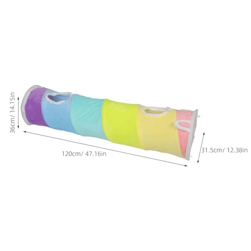 Túnel para gatos contra el aburrimiento Hemobllo con papel arrugado sonoro 3