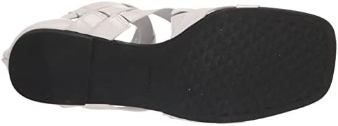 Aerosoles Women's Harper Flat Sandal, White Leather, 6 | Image 3