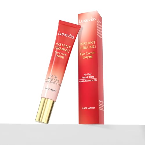 Luxeviss Instant Firming Eye Cream - Anti Aging Lift Tightener & Repair Treatment for Undereye Bags,...