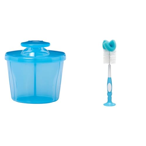 Image of Dr. Brown's Baby Formula Dispenser and Bottle Cleaning Brush Bundle, Blue 1-Pack