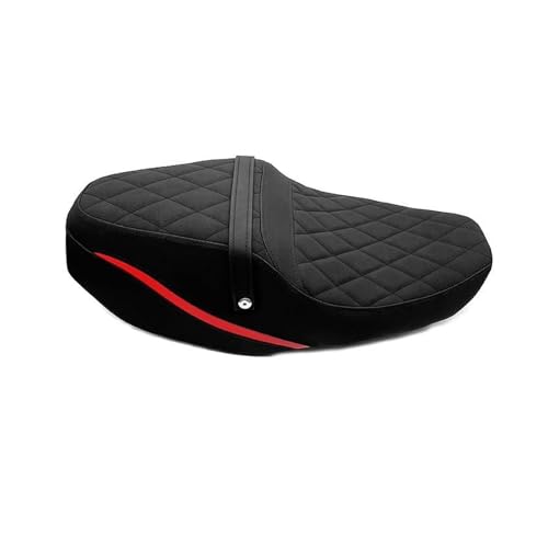 Asiento integral para XSR900 2022-2025 en color rojo con cojines delantero y trasero
