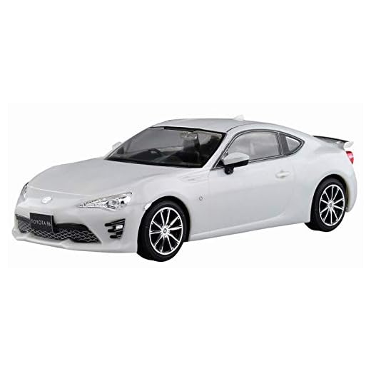 Aoshima 54185 Toyota 86 Crystal White Pearl 1/32 kit prepintado