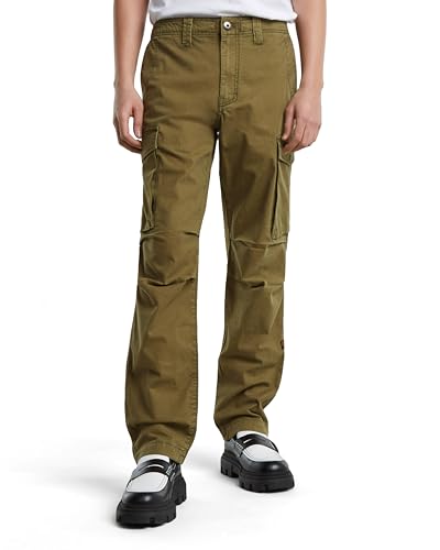 G-Star Men's Core Regular Cargo Pants, Green (dk moss D24309-D729-4674), 36W / 36L