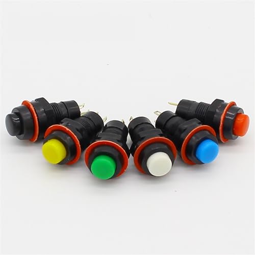 Interrupteur bouton-poussoir 10mm autobloquant vert pour vos projets DIY