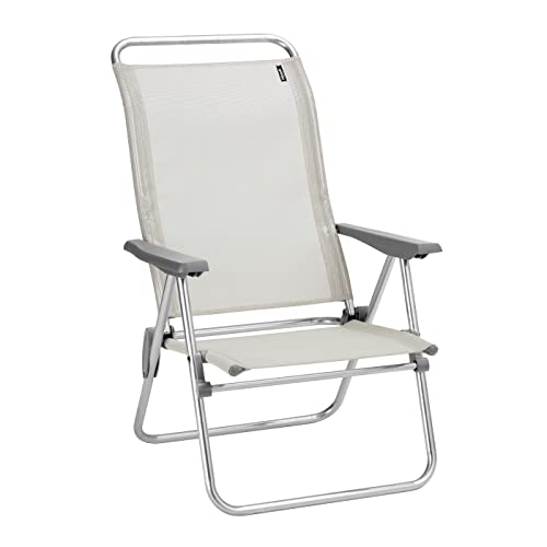 Lafuma Mobilier ALU Low Niedriger Klappsessel, Batyline, Seigle II, 62,5x69x101 cm