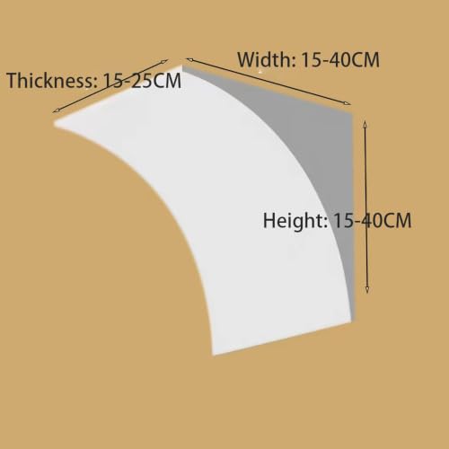Moldura de arco de pared de espuma de alta densidad para solucionar esquinas rectas sin hacer obras 3