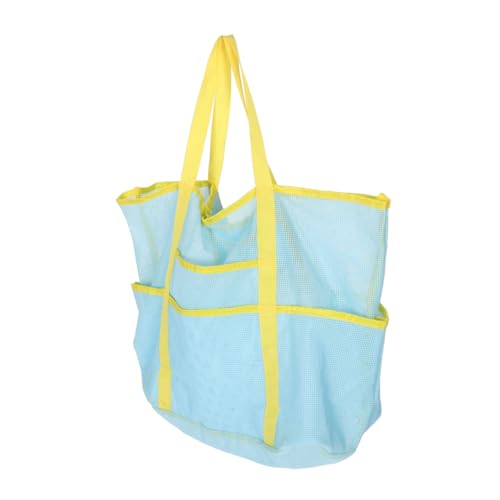 Versatile Mesh Travel Organizer Bag Compact Handheld Bath and Beach Tote for Swim Gear Lightweight Construction Breathable Design for and Storage