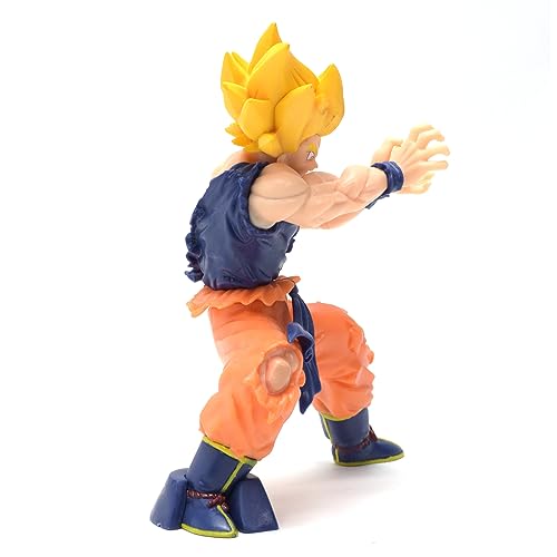 Image of Daiyamondo Polyvinyl Chloride Premium Anime Action Figure- Unlease The Power of Highly Detailed Collectible with Dynamic Pose (Kamehame Goku, 10 Cm, 5 Cm, Multicolor)
