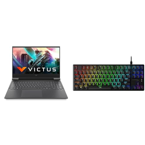 Image of HP Victus Gaming Laptop, Windows, AMD Ryzen 5 5600H, 4GB GTX 1650 GPU, 16.1-Inch (40.9 Cm) FHD IPS 144Hz, 8GB