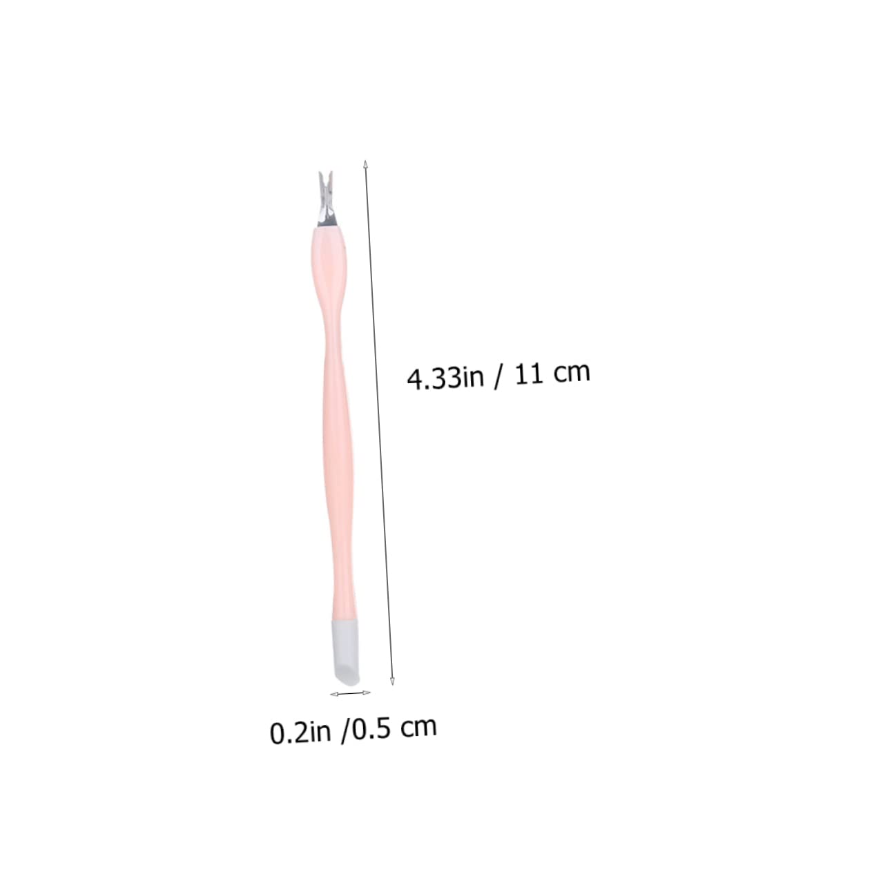 PACKOVE 30Pcs Dead Skin Fork Nail Cuticle Pusher Ergonomic Handle Manicure Tool for Easy Dead Skin Removal for Nail Art Shops and Home Use