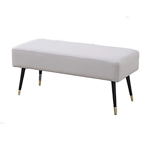 Banc à chaussures et tabouret long multifonctionnel de 100 cm - 2