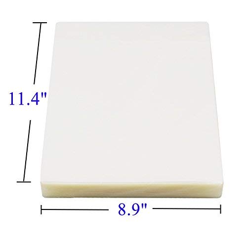 Immuson Thermal Laminating Pouches 8.9 X 11.4, 5 Mil Thickness Crystal Clear Finish 200 Pack