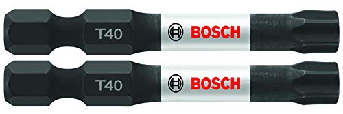 Bosch ITT40202 2 pc. Impact Tough 2 In. Torx #40 Power Bits