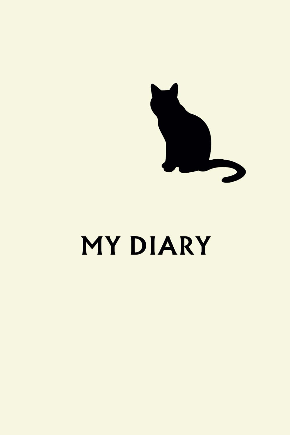 Maya TakaishiMy Diary, Easy 1-Minute Diary, Journal, Notebook, Full-Year Edition, Weekly Spread Type (6" x 9"): One-Minute Entries, Gift for Women Teen Girls, Cute Animal, (Cat Pattern)