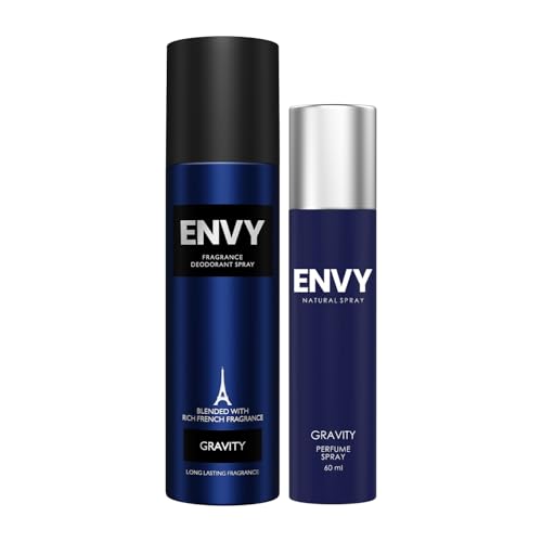 Image of ENVY Gravity Gift Pack Deodorant - 120ML & Gravity Perfume - 60ML (Combo Pack of 2)
