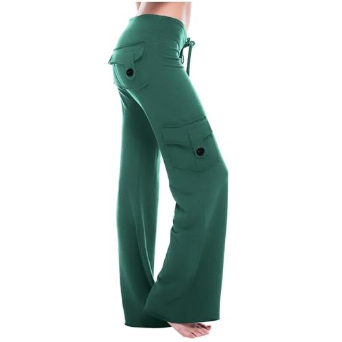 Pantalon cargo femme avec poches pour le yoga et le quotidien