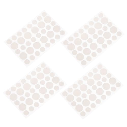 PACKOVE 4 Hojas Parches Hidrocoloides Transparentes para Acné Unidades Absorbentes y Resistentes al Agua para Granos Rostro